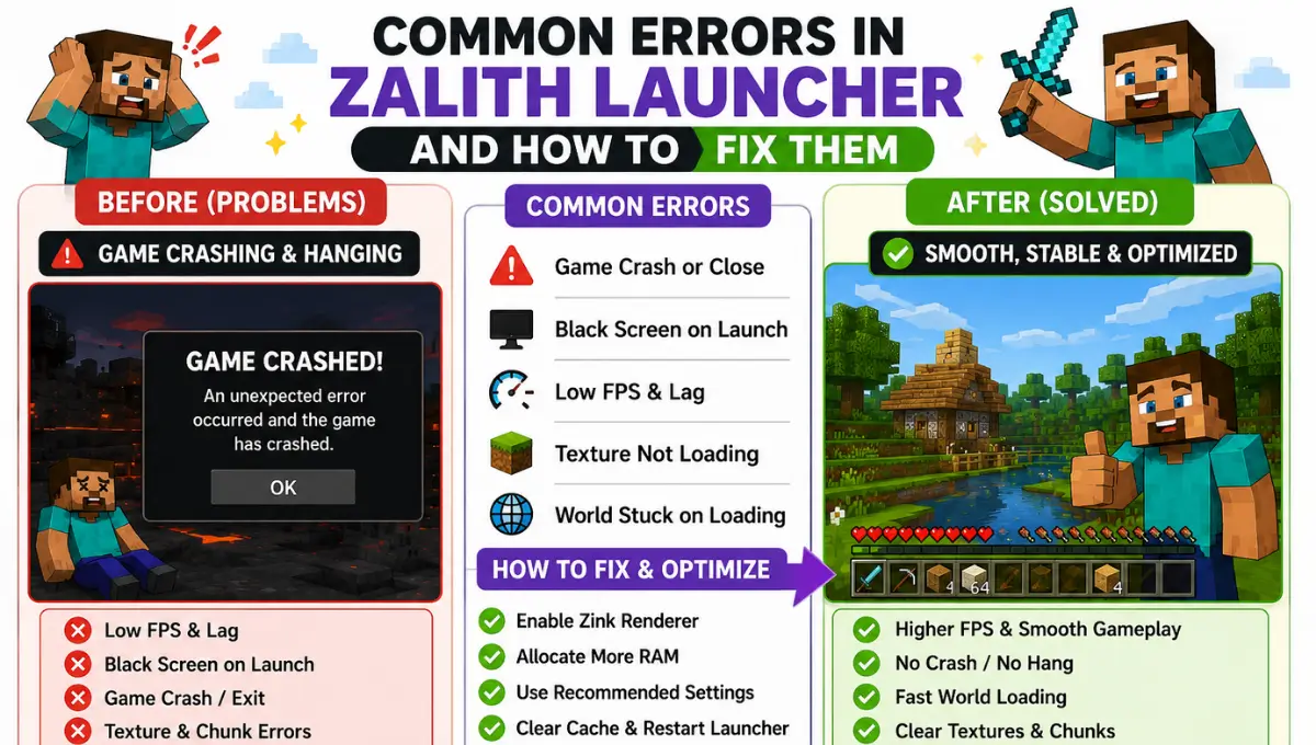 Common Errors in Zalith Launcher and How to Fix Them