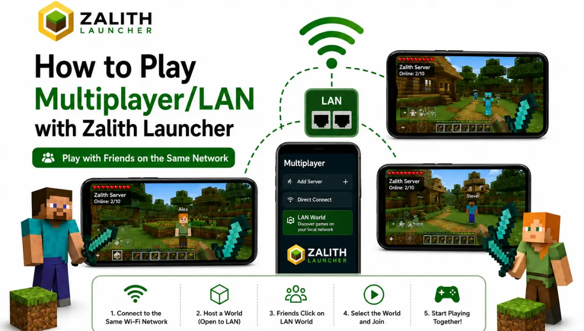 MultiplayerLAN with Zalith Launcher