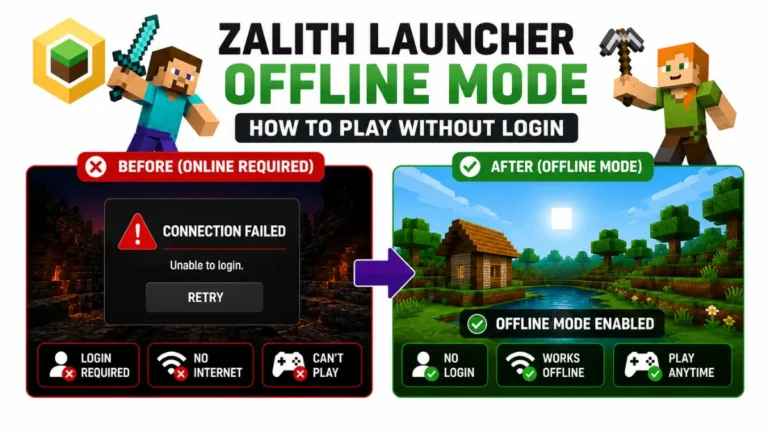 Zalith Launcher Offline Mode