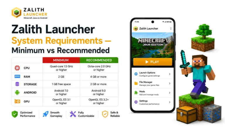 Zalith Launcher System Requirements