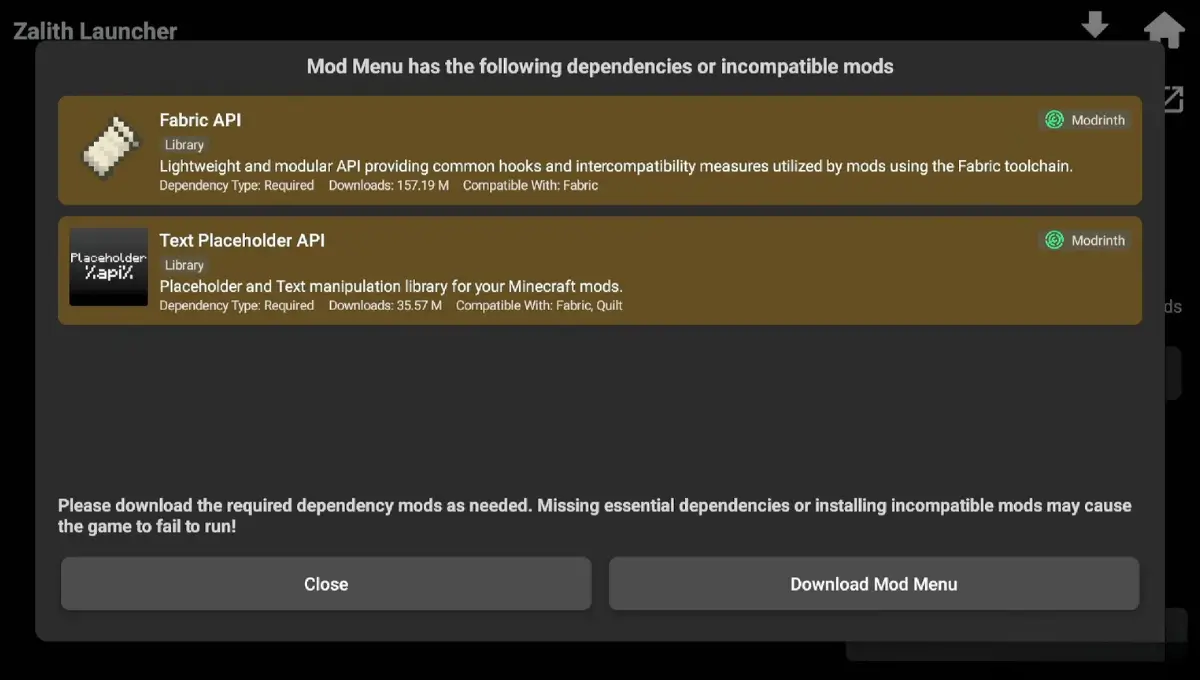 Zalith launcher add plugis step4