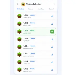 Tap the download button