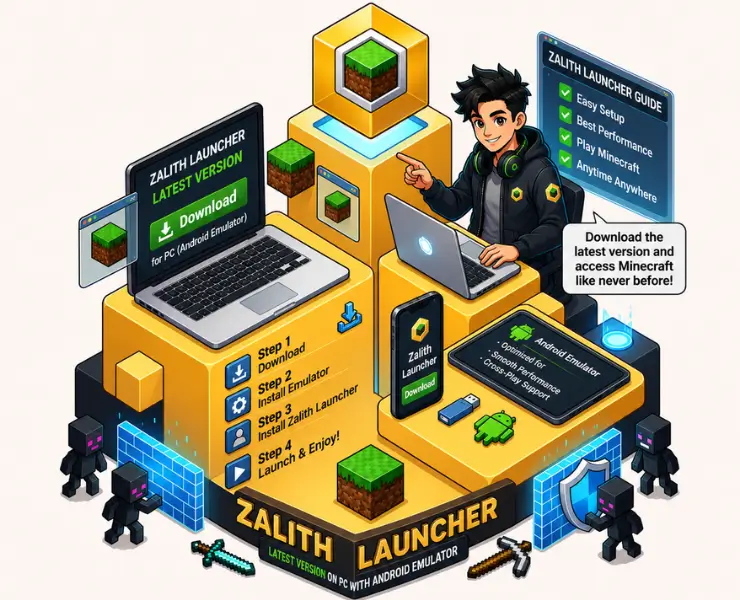 Zalith Launcher Latest on PC with Android Emulator