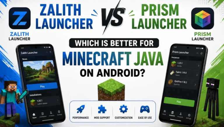 Zalith Launcher vs Prism Launcher